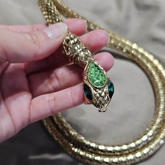 Whiting & Davis Snake Necklace - Picture 3 of 12